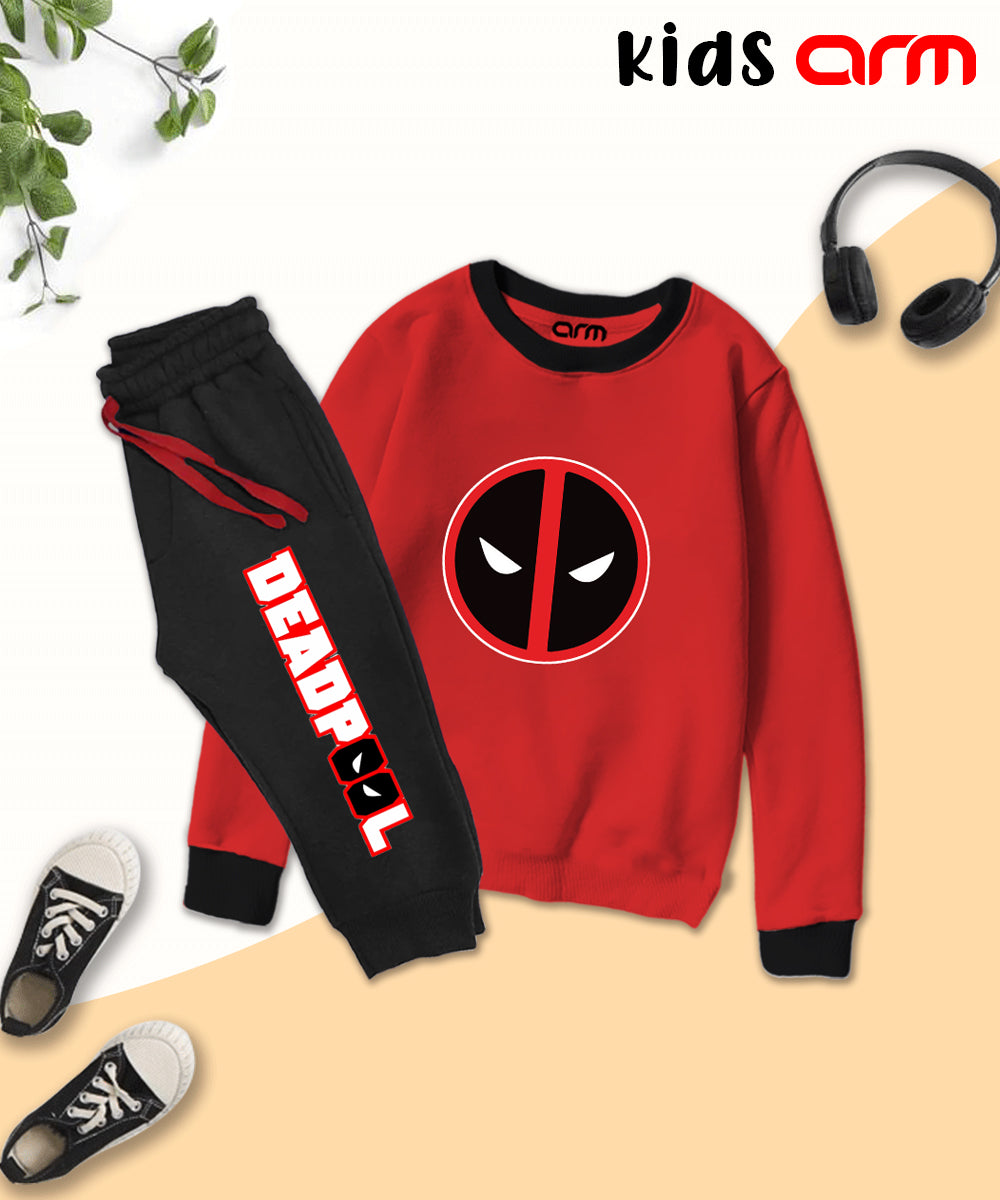 Deadpool Contrast Tracksuit for Kids