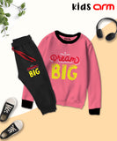 Dream Big Contrast Tracksuit for Kids