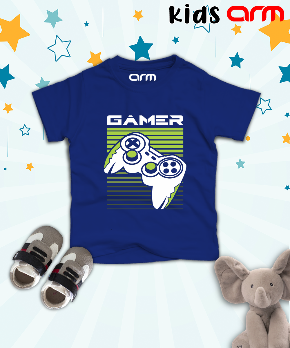 Gamer Green T-Shirt for Kids