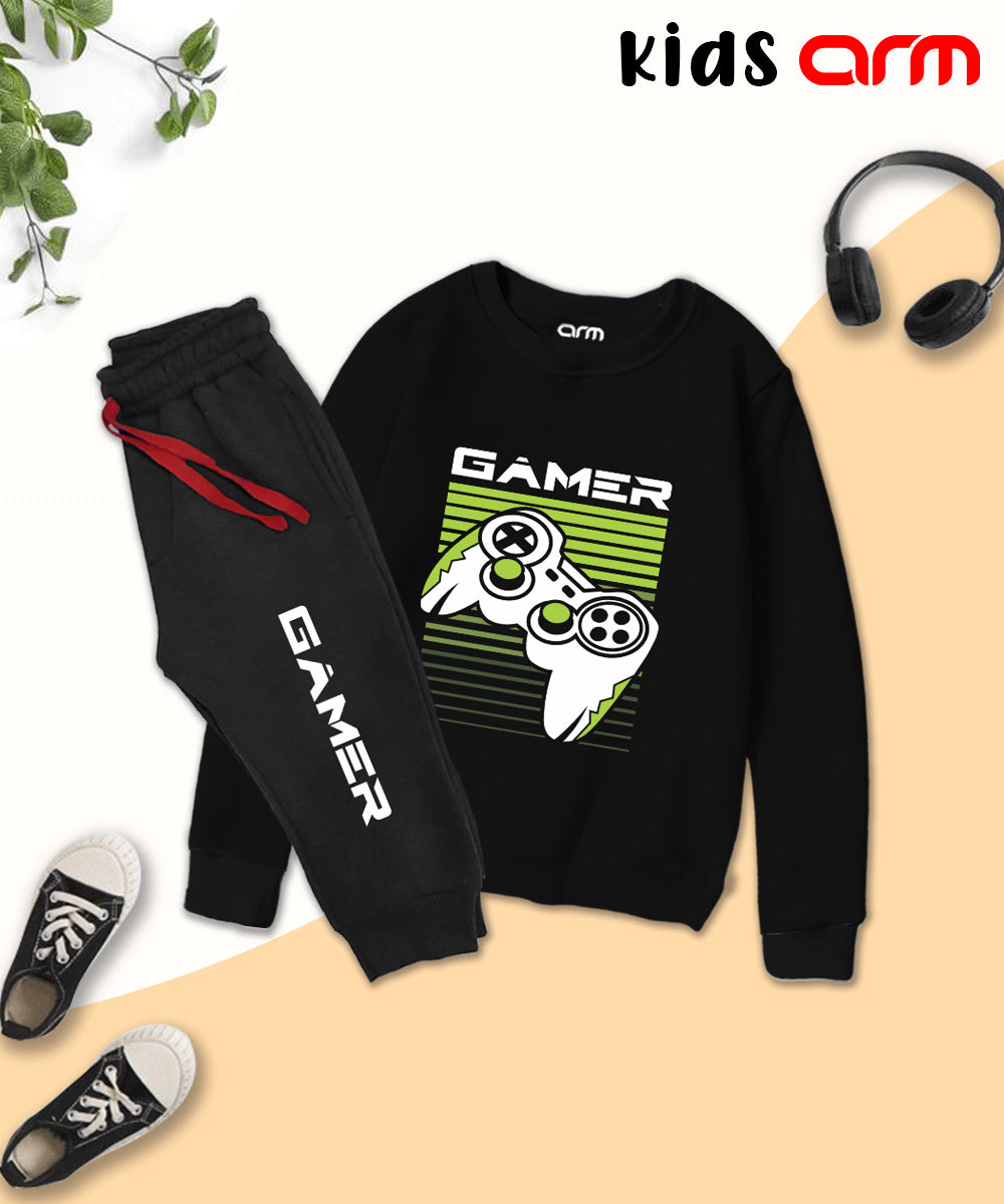 Gamer Contrast Tracksuit for Kids