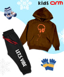 Headphone Kids Hoodie Set