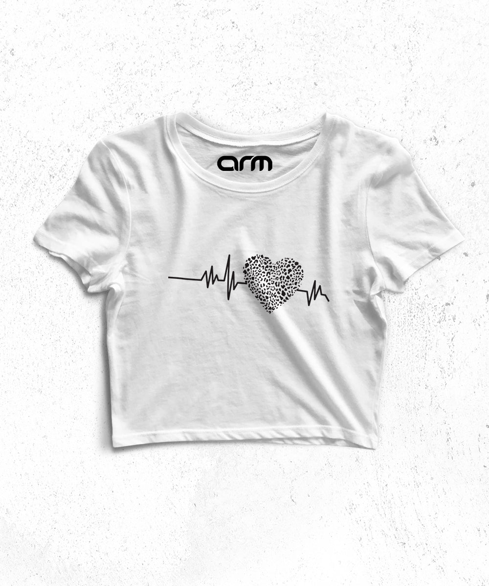 Graphics Crop Top (HeartBeat-01CHS)