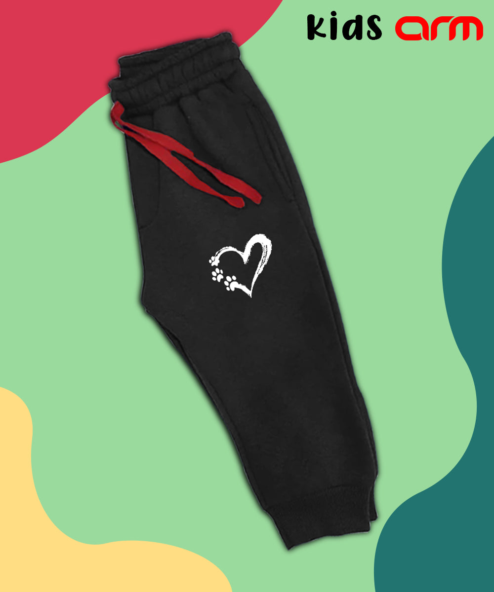 Heart Foot Print Trouser for Kids