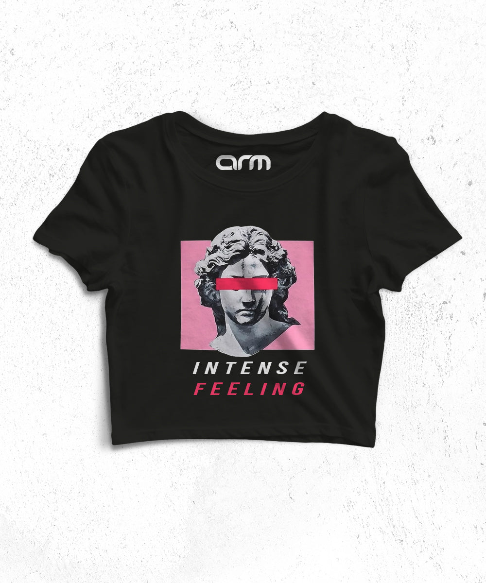 Graphics Crop Top (IntenseFeeling-01CHS)