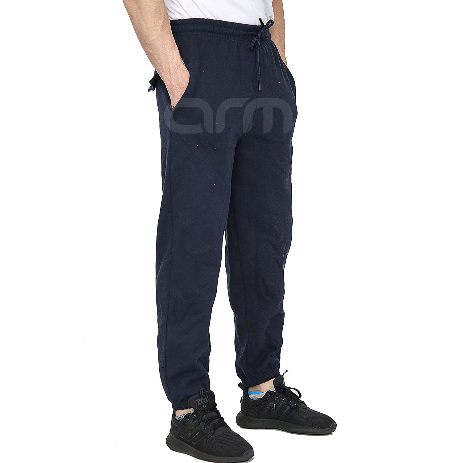 Basic Navy Blue 2 Pocket Jogging Pant
