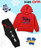 King of Hearts Kids Hoodie Set