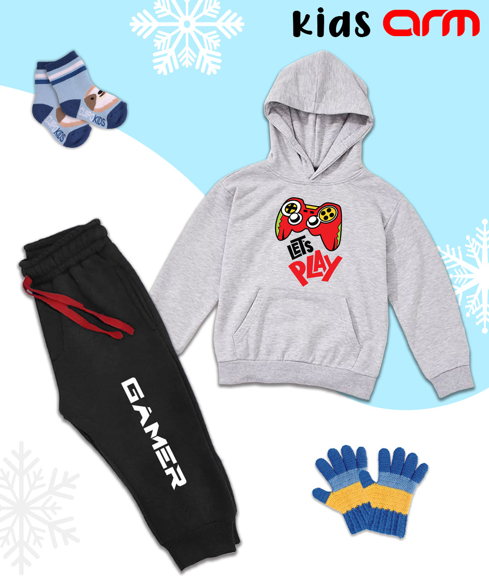 Let's Play Kids Hoodie Set