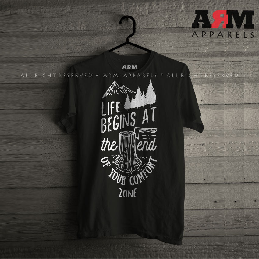 Life Begins At The End Of Your Comfort Zone T-Shirt