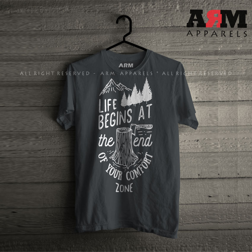 Life Begins At The End Of Your Comfort Zone T-Shirt