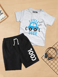 Little Cool Dude T-Shirt & Short Set