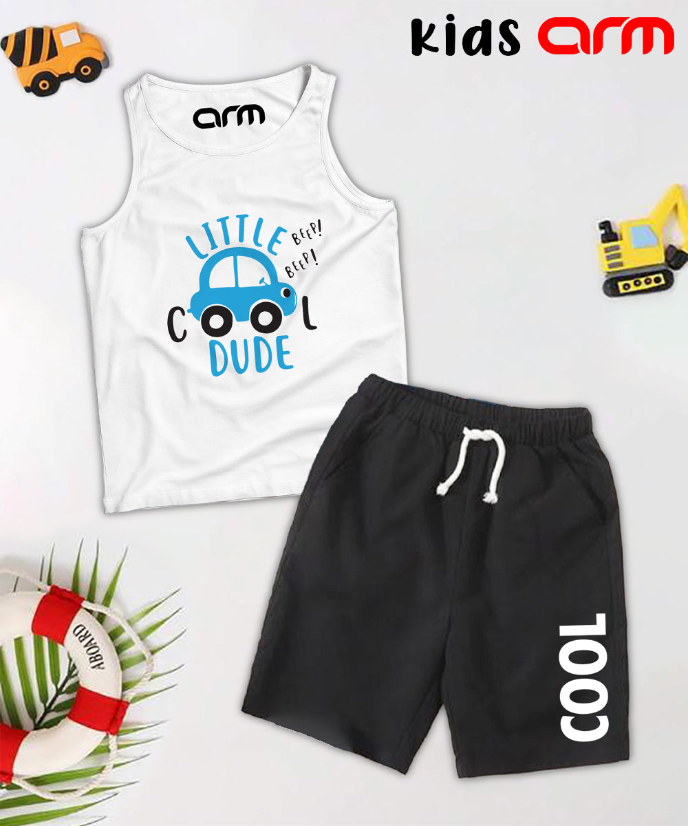 Little Cool Dude Sando & Short Set