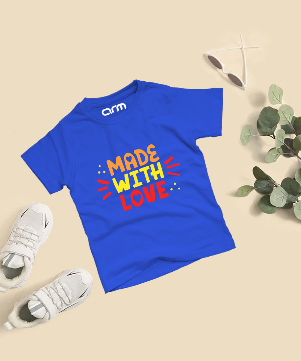 Made With Love T-Shirt for Kids (MadeWithLove-01HS)