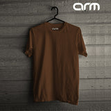 Unisex Brown Basic T-Shirt (BrownBasic-01HS)