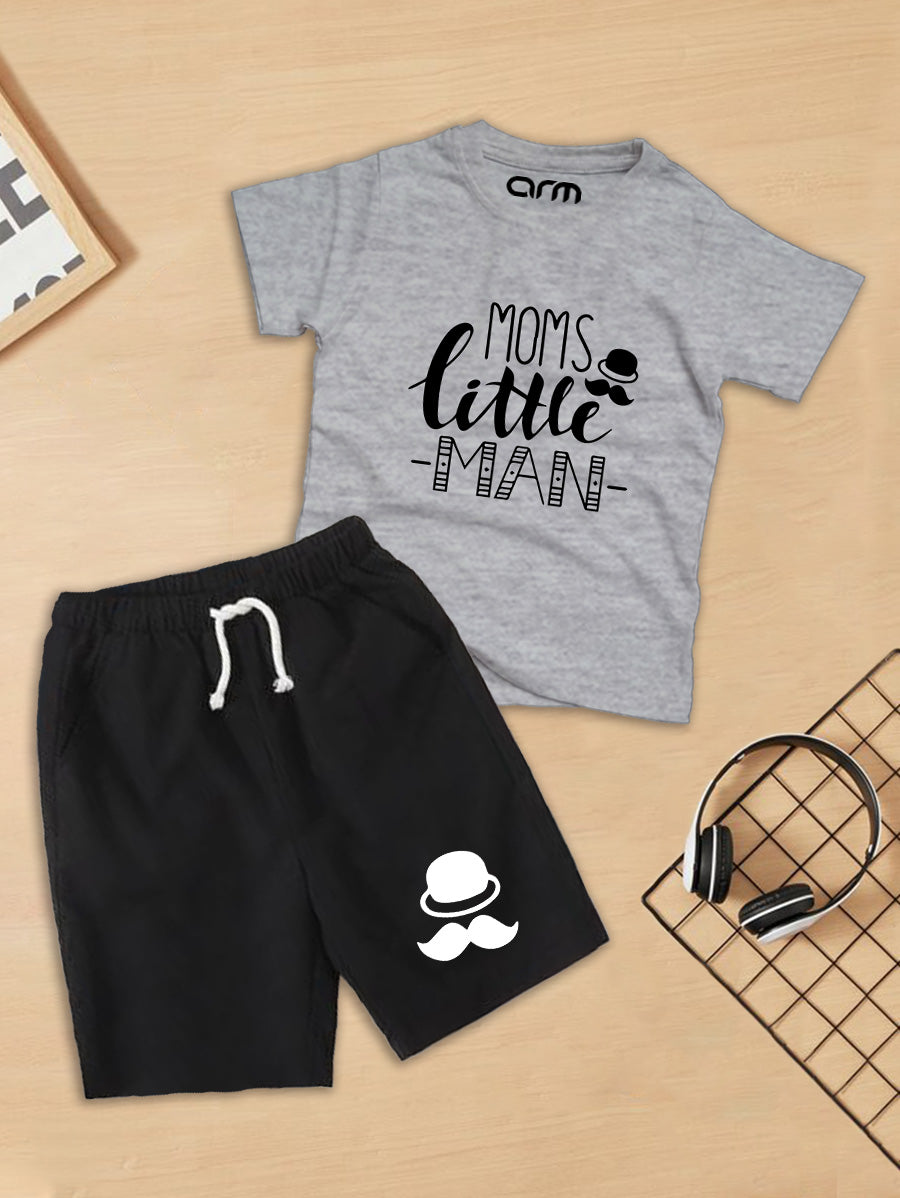 Mom's littleman T-Shirt & Short Set
