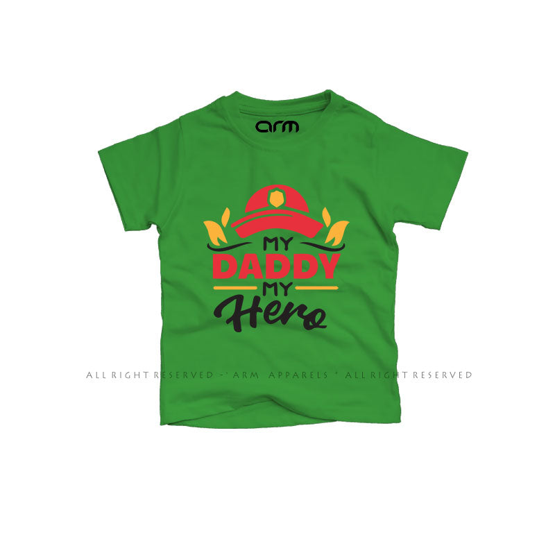 My Daddy My Hero T-Shirt For Kids