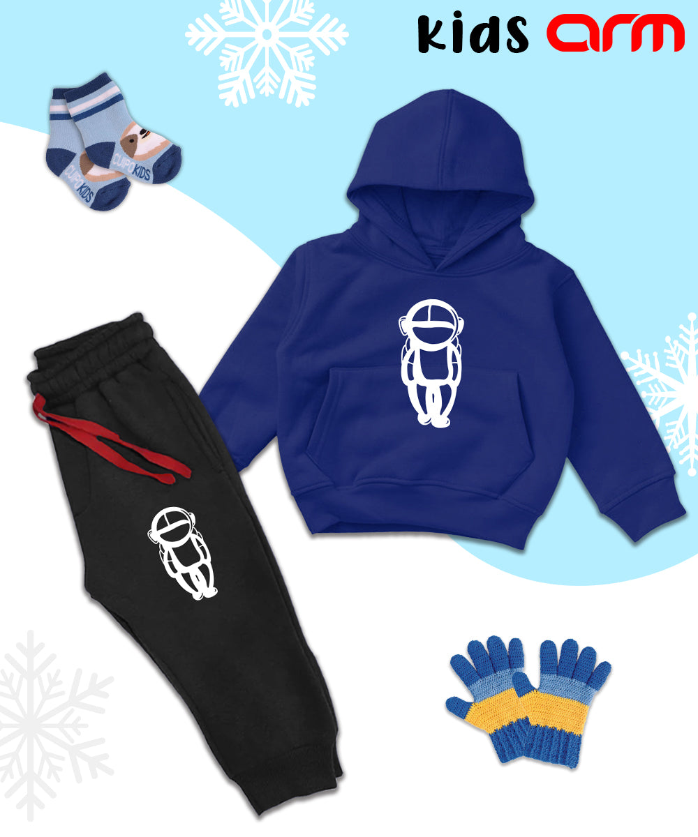 Nasa Robot Kids Hoodie Set