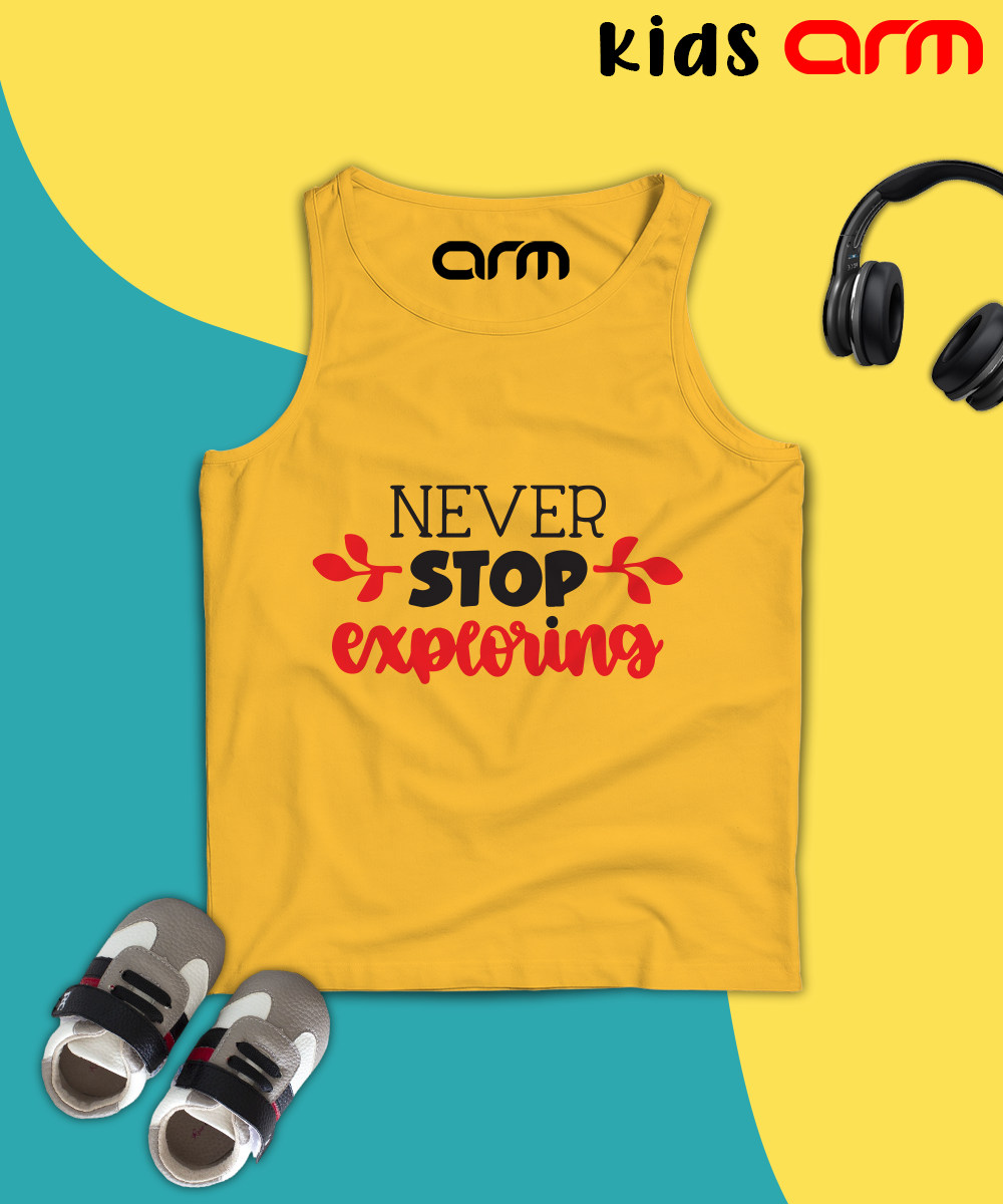 Never Stop Exploring Sando For Kids