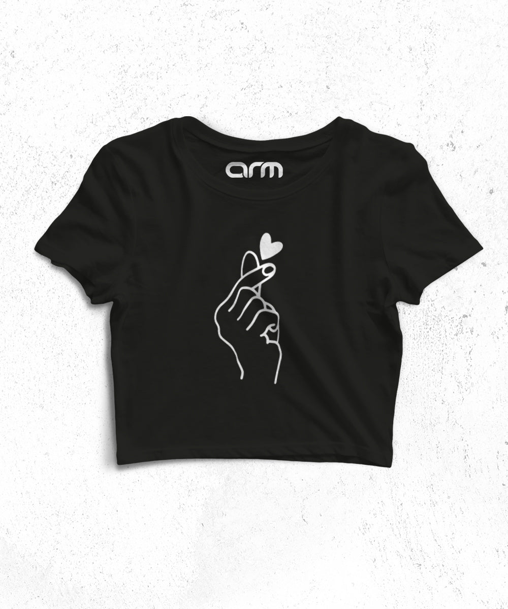 Graphics Crop Top (NourishingHeart-01CHS)