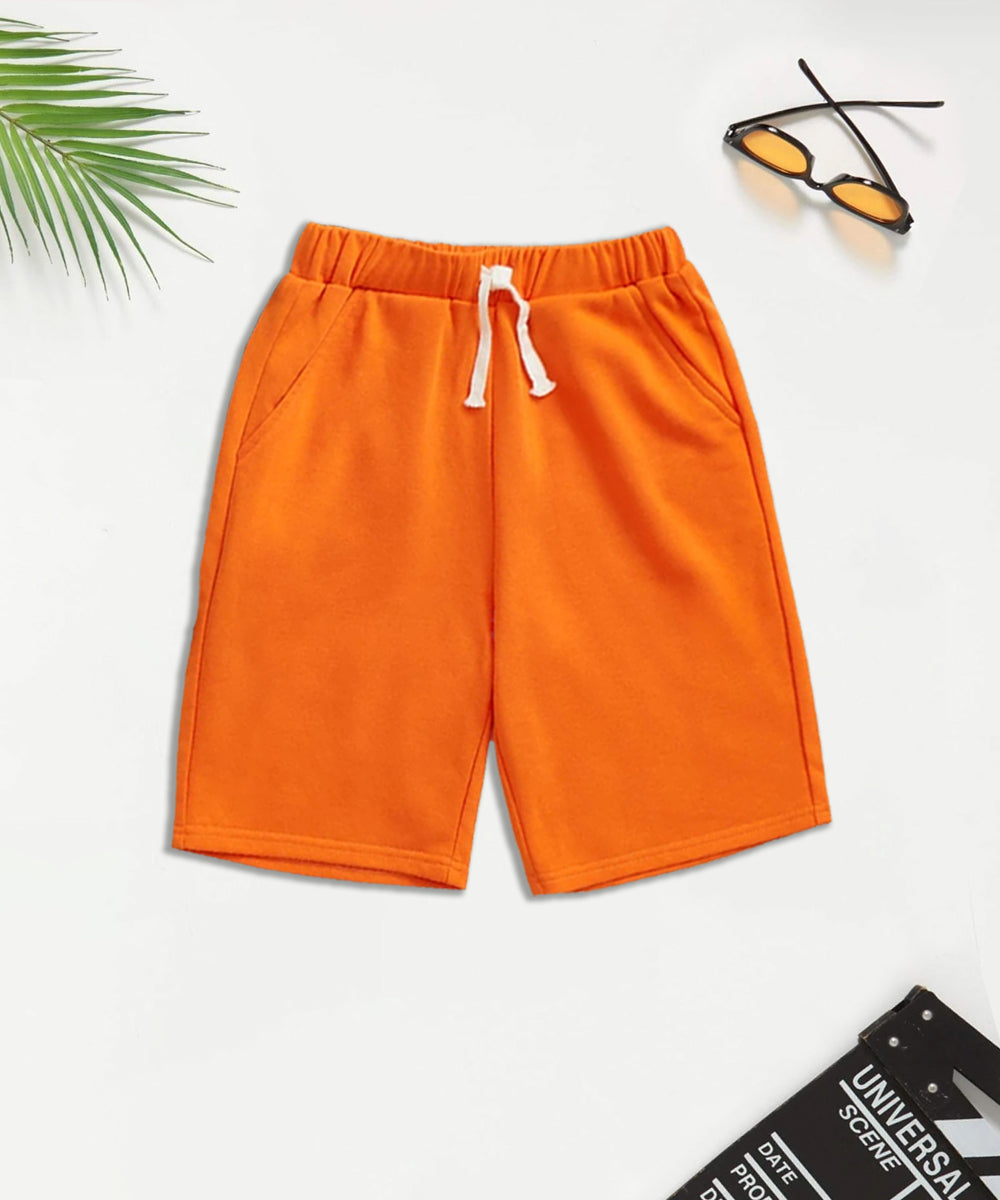 Basic Orange Short For Kids
