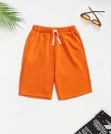 Basic Orange Short For Kids