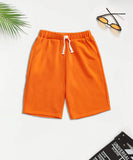 Basic Orange Short For Kids