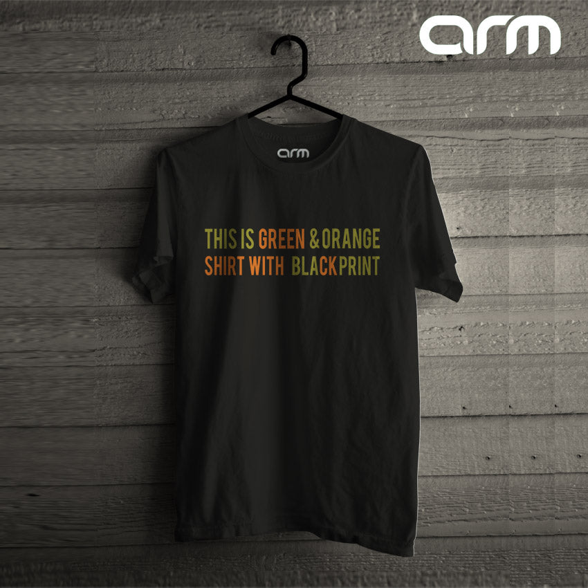 This is Orange & Green T-Shirt