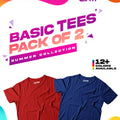 Pack of 2 Basic Unisex T-Shirts
