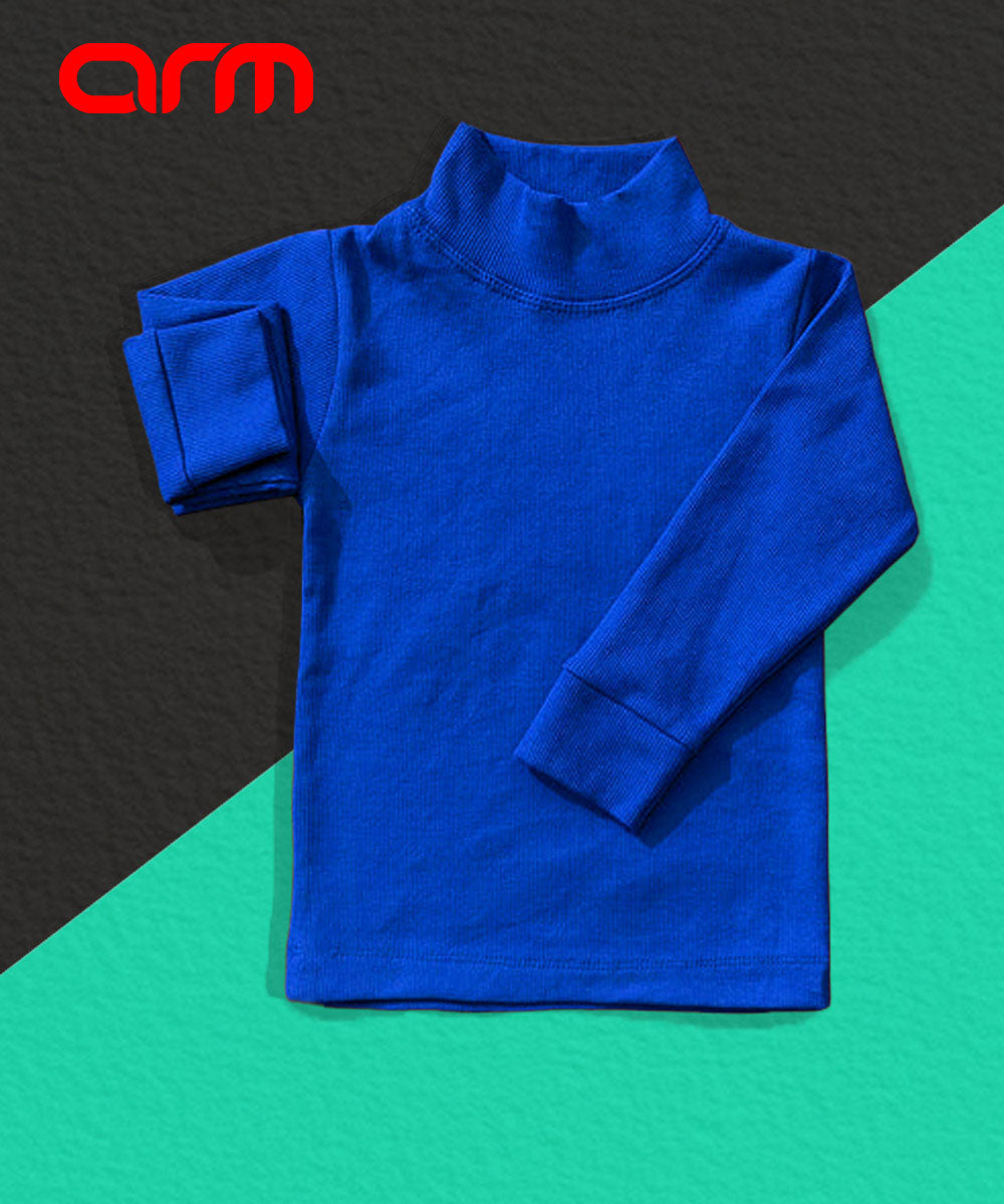 Royal Blue Basic High Neck for Kids