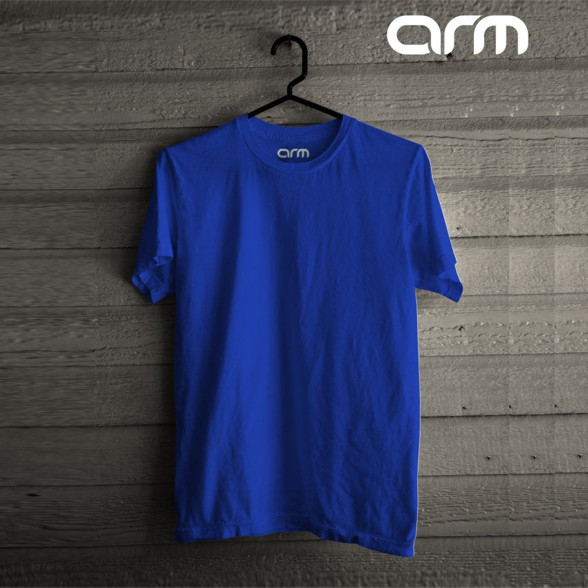Unisex Royal Blue Basic T-Shirt (RoyalBlueBasic-01HS)