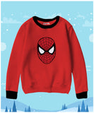 Spiderman Contrast Sweat Shirt for Kids