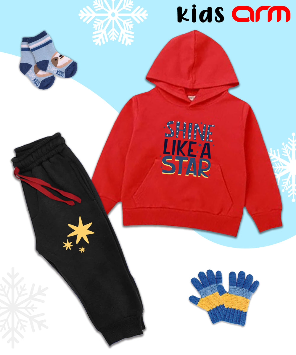 Shine Like a Star Kids Hoodie Set