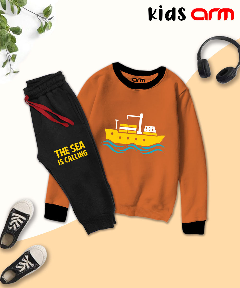 Ship Contrast Tracksuit for Kids