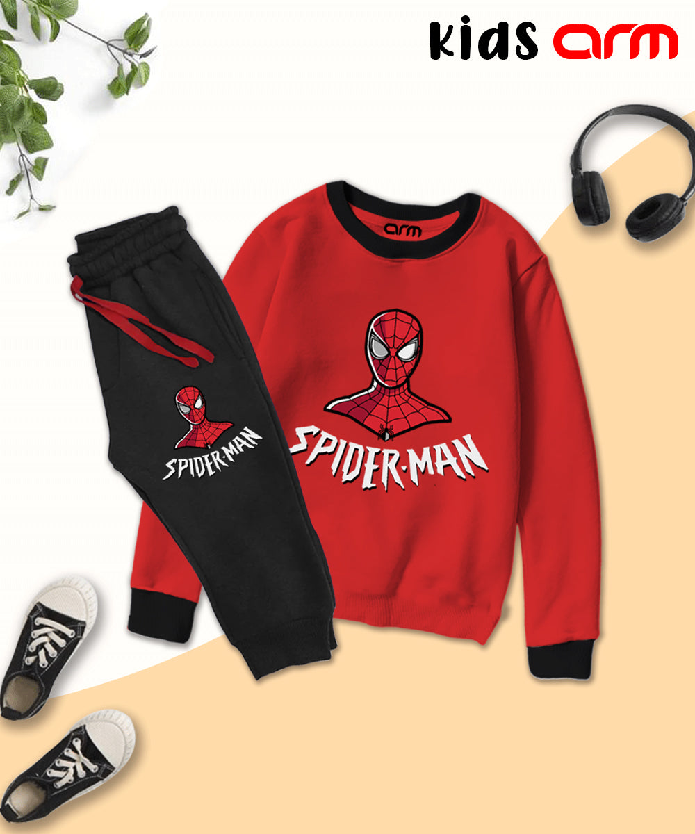 Spiderman Contrast Tracksuit for Kids