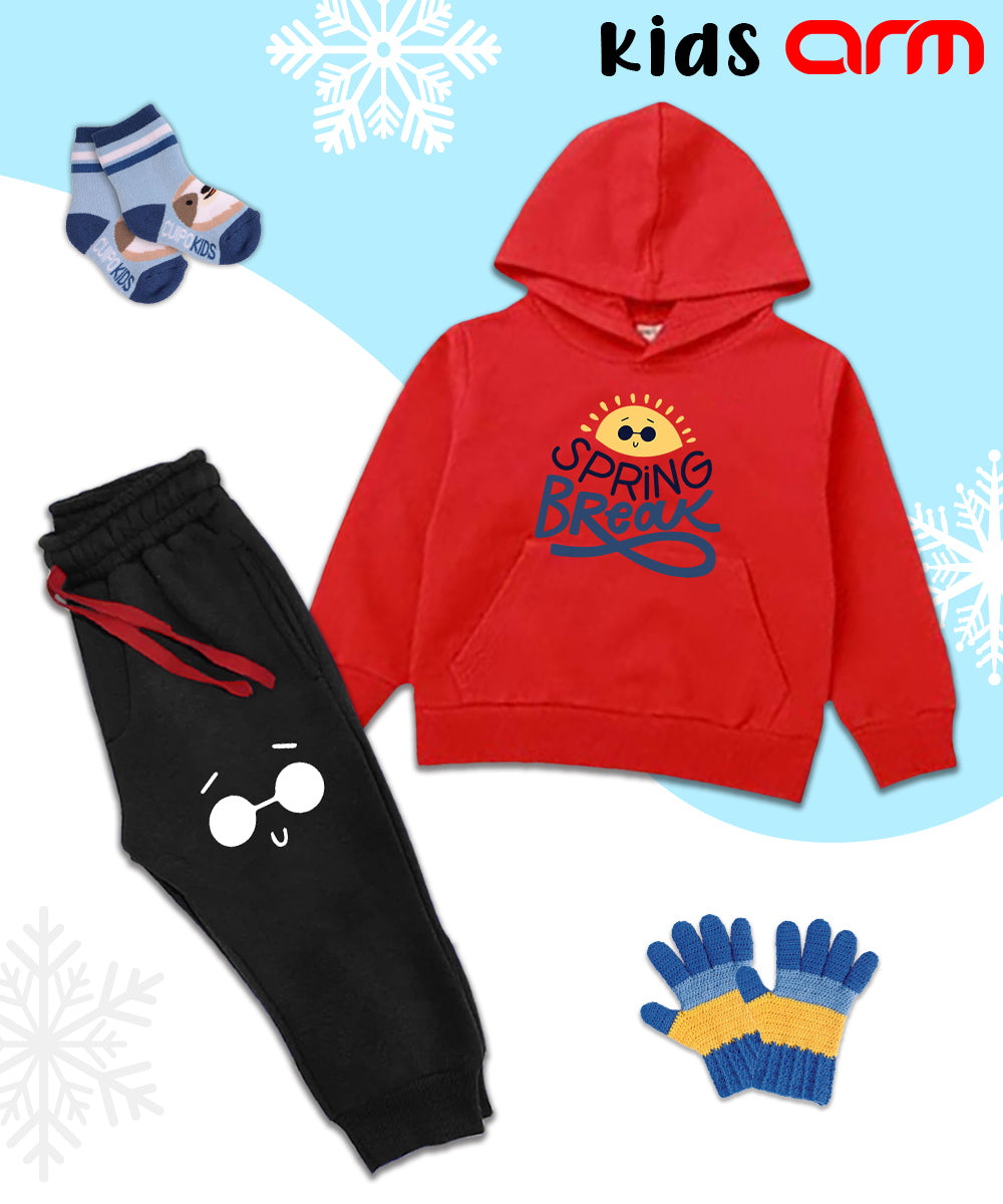 Spring Break Kids Hoodie Set