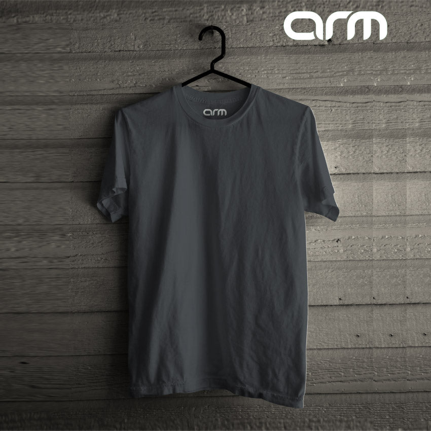 Unisex Steel Gray Basic T-Shirt (SteelGrayBasic-01HS)