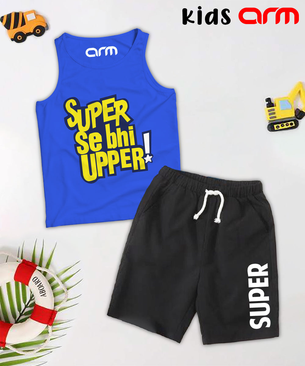Super Se Bhi Upper Sando & Short Set