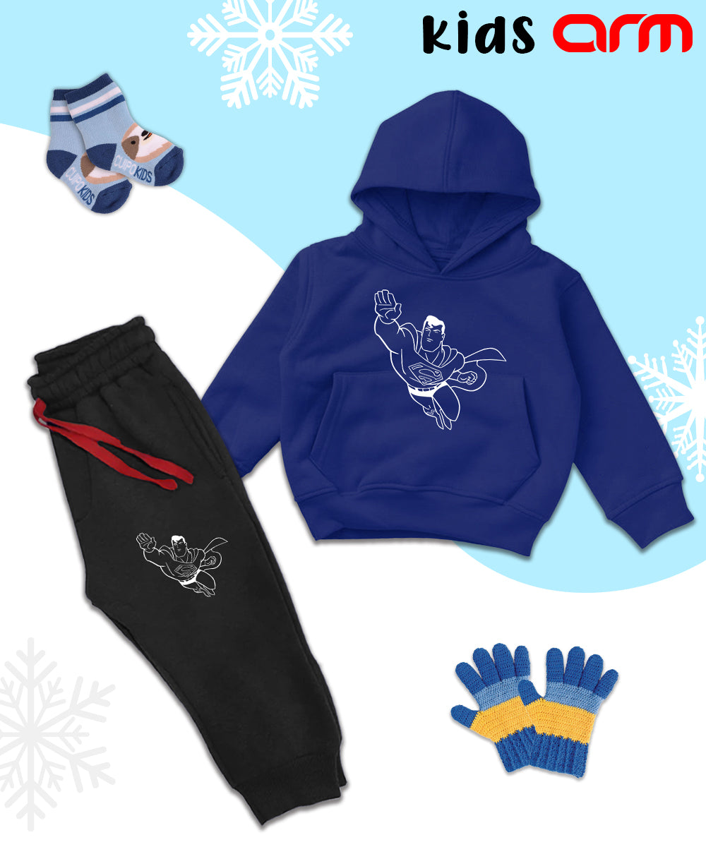 Superman Kids Hoodie Set