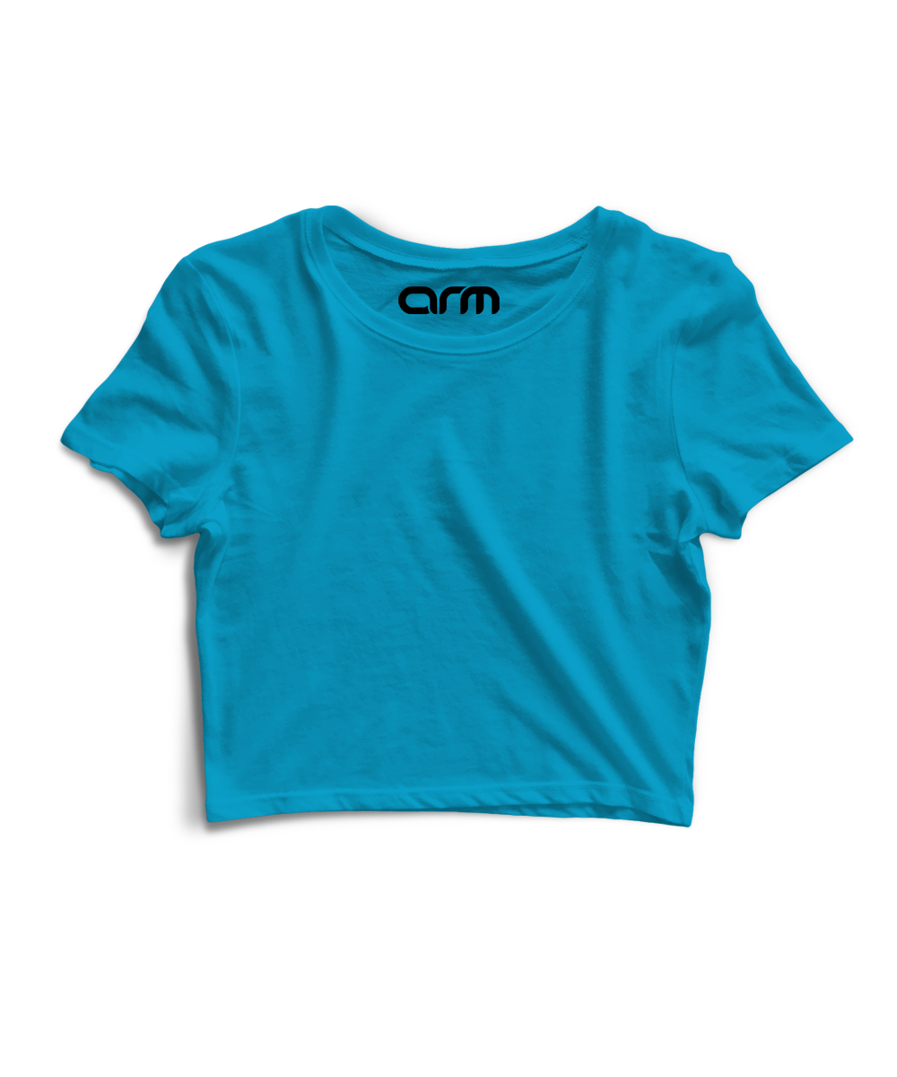 Turquoise Crop Top (Turquoise-01CHS)