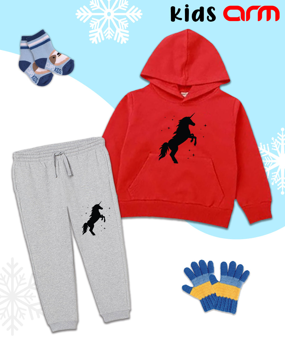 Unicorn Kids Hoodie Set