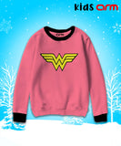 Wonder Woman Contrast Sweat Shirt for Kids