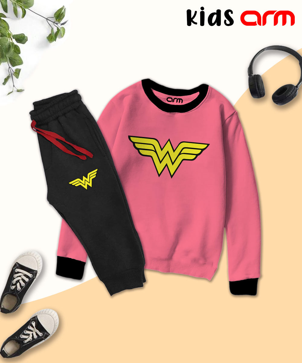 Wonder Woman Contrast Tracksuit for Kids