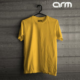 Unisex Yellow Basic T-Shirt (YellowBasic-01HS)