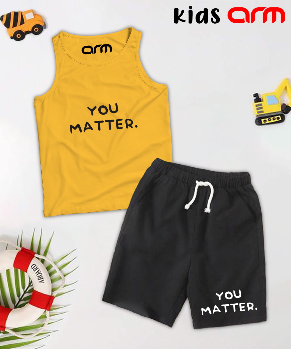 You Matter Sando & Short Set