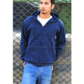 Basic Navy Blue Zipper Hoodie