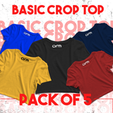 Pack of 5 Crop Tops