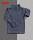 Charcoal Basic High Neck for Kids